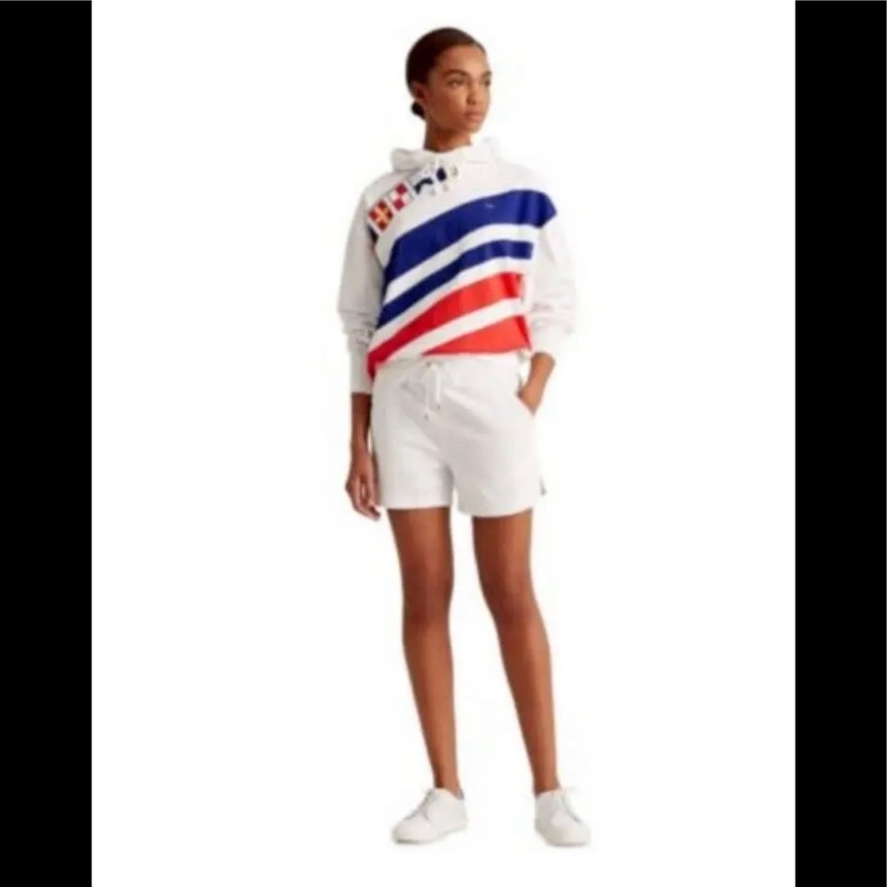Lauren Ralph Lauren Women’s Striped Hoodie White